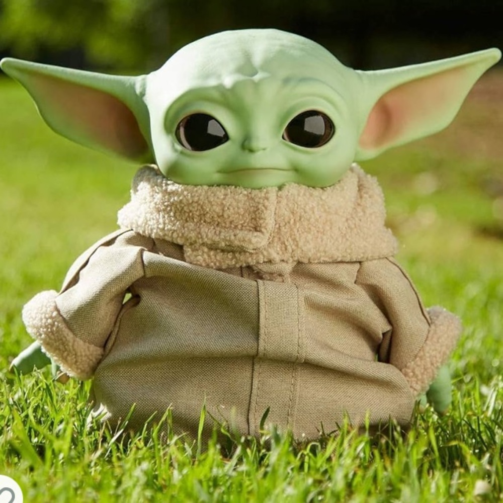 Star Wars Mattel 2019 Mandalorian The Child Grogu 13” Baby Yoda Stuffed Toy